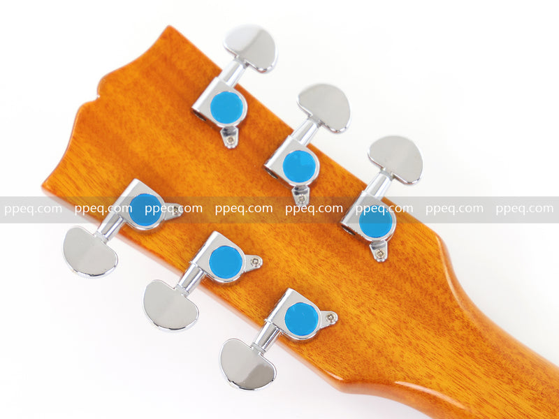 LP Standard Style Electric Guitar with Burl Rosewood Top (YMZ-088)