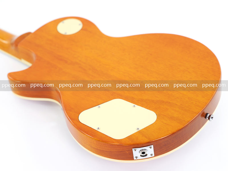 LP Standard Style Electric Guitar with Burl Rosewood Top (YMZ-088)