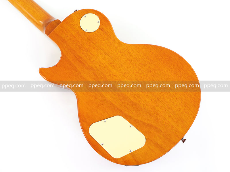 LP Standard Style Electric Guitar with Burl Rosewood Top (YMZ-088)