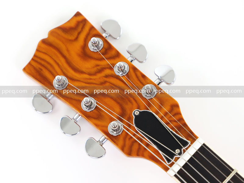 LP Standard Style Electric Guitar with Burl Rosewood Top (YMZ-088)