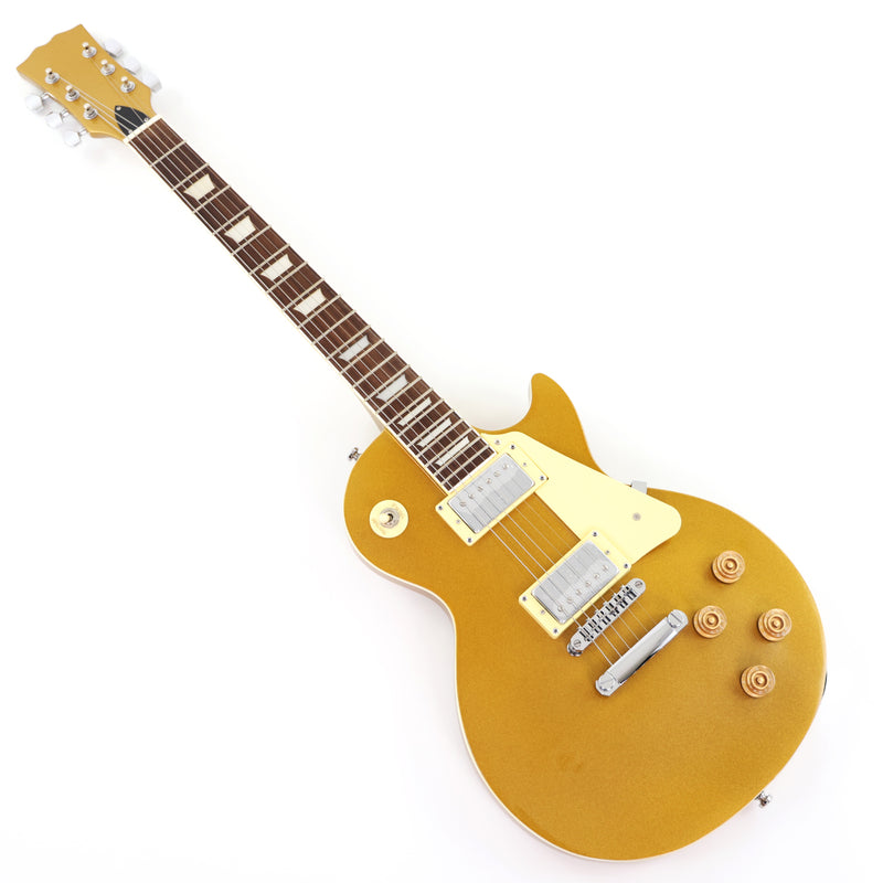 LP Standard Style Electric Guitar with Gloss Gold Metallic Finish (HY-2520)