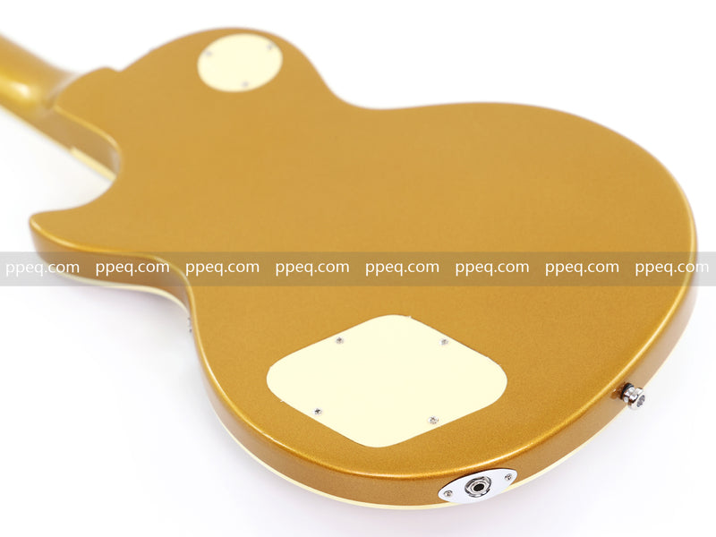 LP Standard Style Electric Guitar with Gloss Gold Metallic Finish (HY-2520)