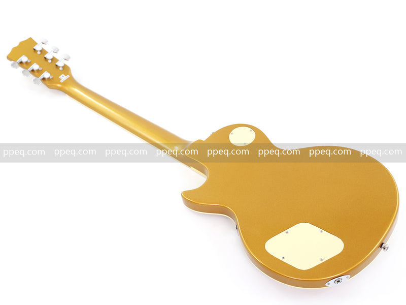 LP Standard Style Electric Guitar with Gloss Gold Metallic Finish (HY-2520)