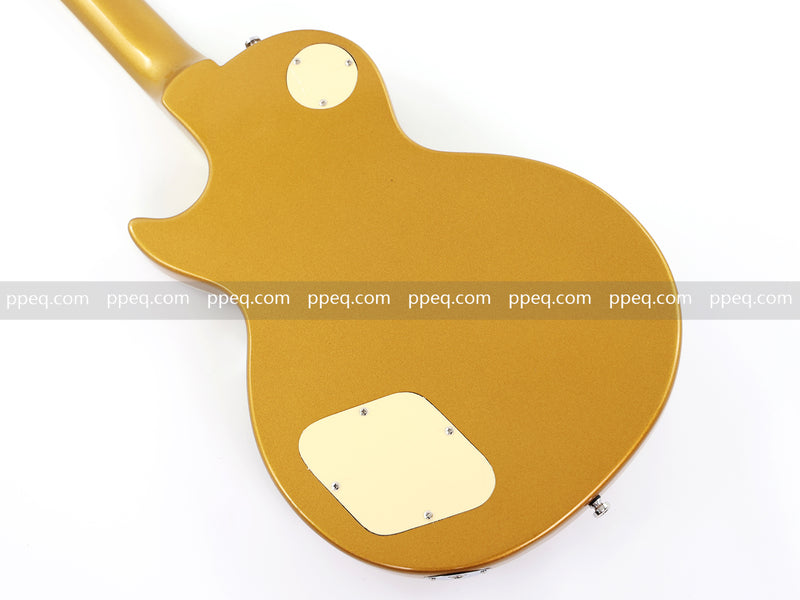 LP Standard Style Electric Guitar with Gloss Gold Metallic Finish (HY-2520)