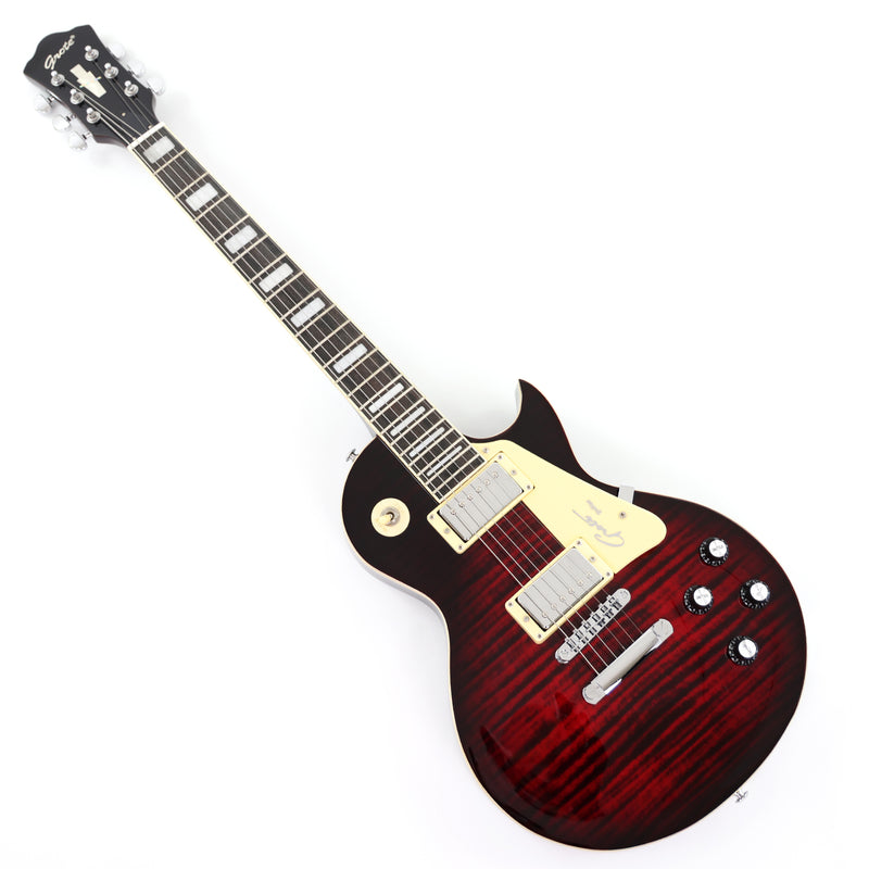 LP Standard Style Electric Guitar with Modern Headstock & Gloss Finish (YMZ-024)