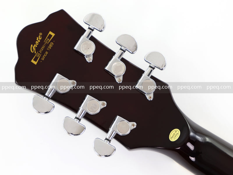 LP Standard Style Electric Guitar with Modern Headstock & Gloss Finish (YMZ-024)
