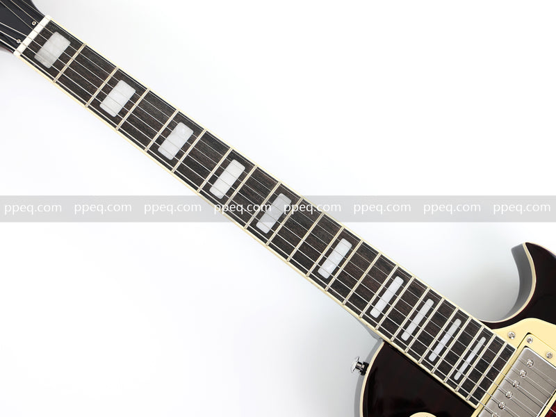 LP Standard Style Electric Guitar with Modern Headstock & Gloss Finish (YMZ-024)