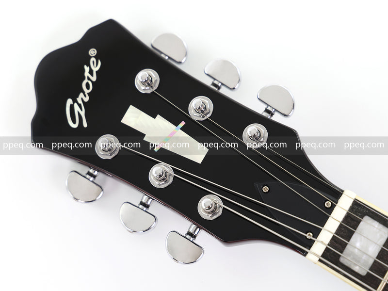 LP Standard Style Electric Guitar with Modern Headstock & Gloss Finish (YMZ-024)