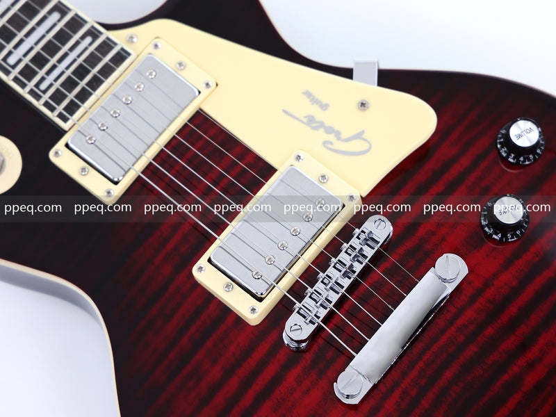 LP Standard Style Electric Guitar with Modern Headstock & Gloss Finish (YMZ-024)