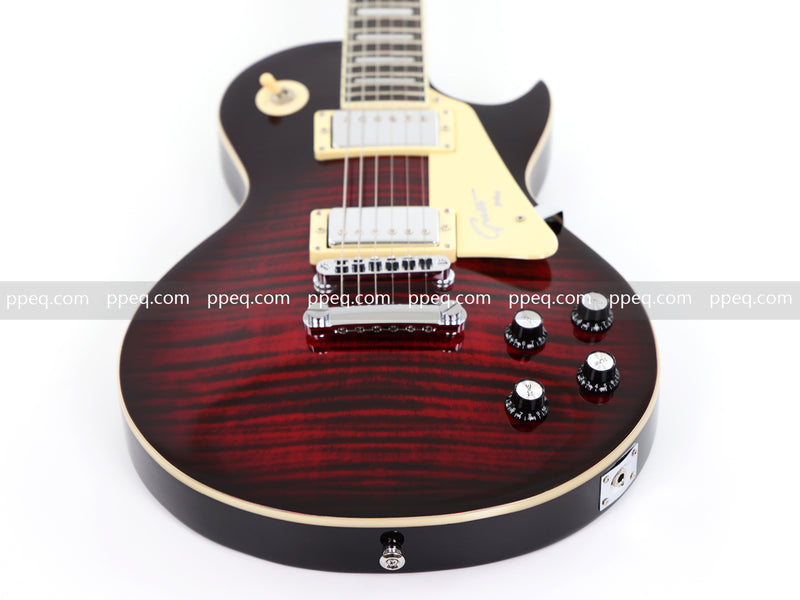 LP Standard Style Electric Guitar with Modern Headstock & Gloss Finish (YMZ-024)