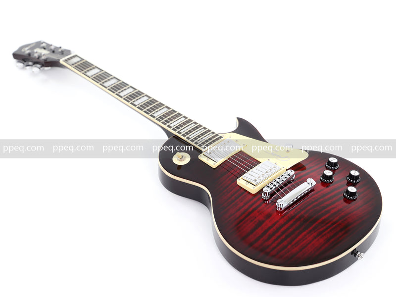 LP Standard Style Electric Guitar with Modern Headstock & Gloss Finish (YMZ-024)