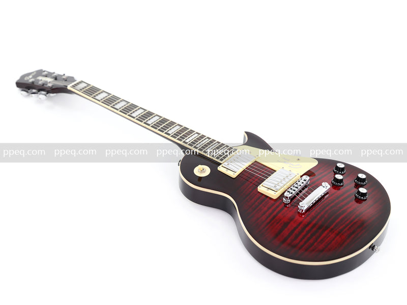 LP Standard Style Electric Guitar with Modern Headstock & Gloss Finish (YMZ-024)