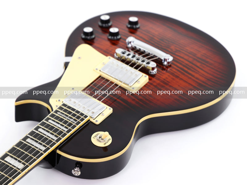 LP Standard Style Electric Guitar with Modern Headstock & Gloss Finish (YMZ-024X)