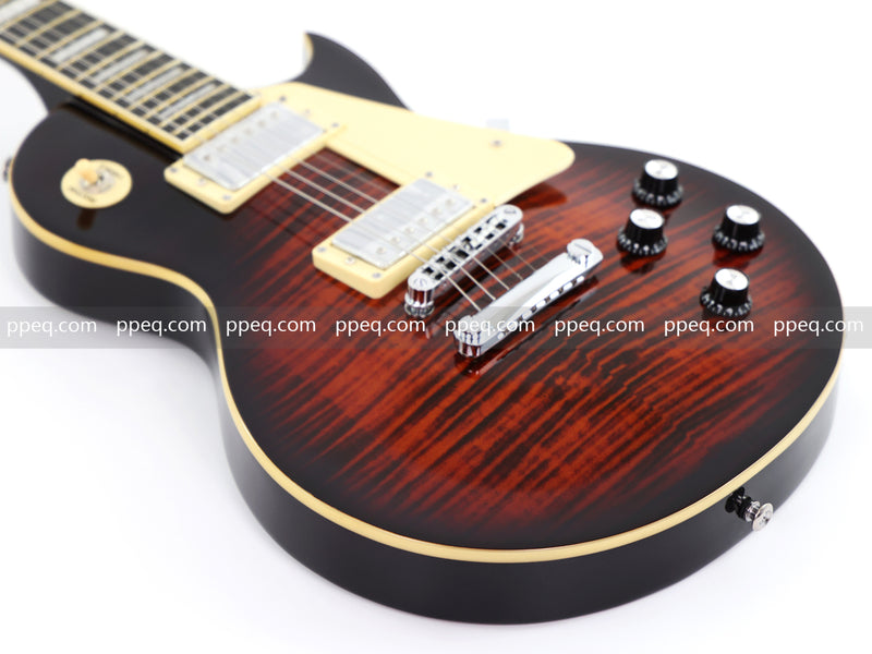 LP Standard Style Electric Guitar with Modern Headstock & Gloss Finish (YMZ-024X)