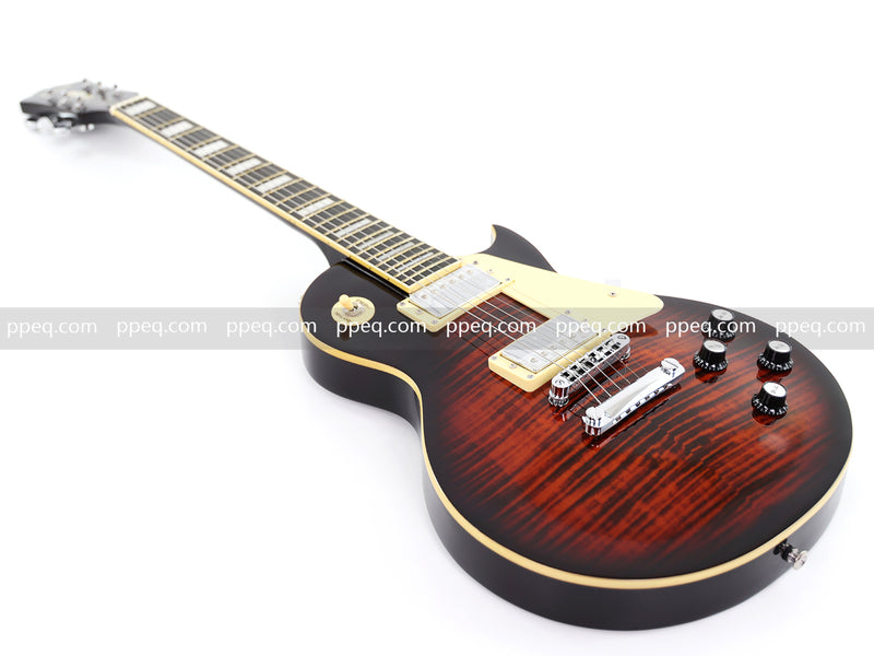 LP Standard Style Electric Guitar with Modern Headstock & Gloss Finish (YMZ-024X)