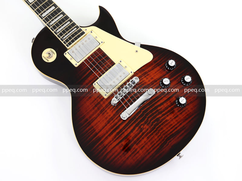 LP Standard Style Electric Guitar with Modern Headstock & Gloss Finish (YMZ-024X)