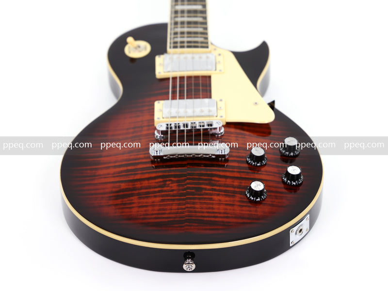 LP Standard Style Electric Guitar with Modern Headstock & Gloss Finish (YMZ-024X)