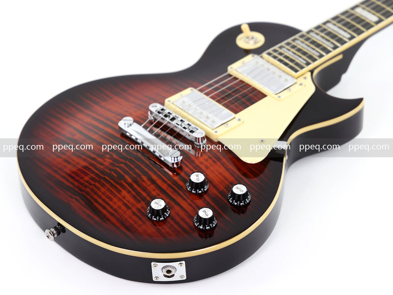 LP Standard Style Electric Guitar with Modern Headstock & Gloss Finish (YMZ-024X)