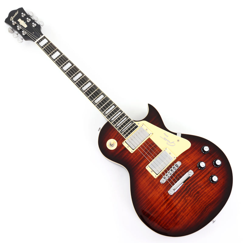 LP Standard Style Electric Guitar with Modern Headstock & Gloss Finish (YMZ-024)