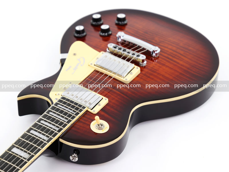 LP Standard Style Electric Guitar with Modern Headstock & Gloss Finish (YMZ-024)
