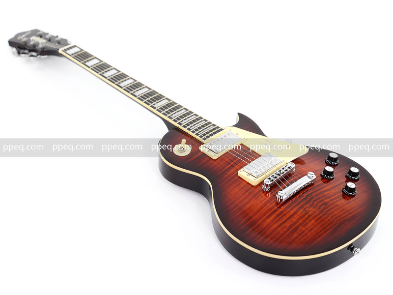 LP Standard Style Electric Guitar with Modern Headstock & Gloss Finish (YMZ-024)