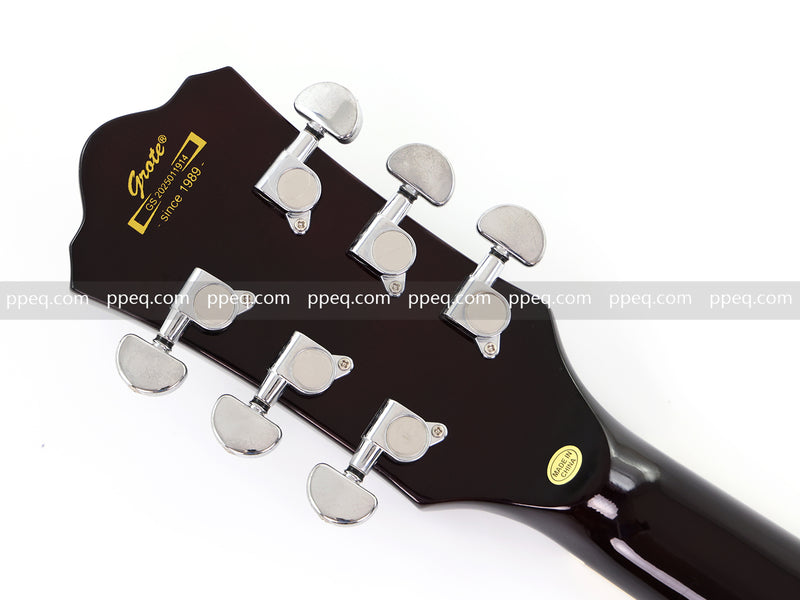LP Standard Style Electric Guitar with Modern Headstock & Gloss Finish (YMZ-024)