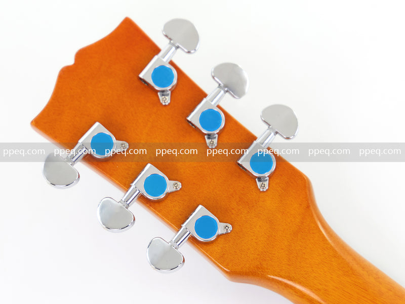 LP Standard Style Electric Guitar with Zebrawood Maple Veneer (YMZ-087)