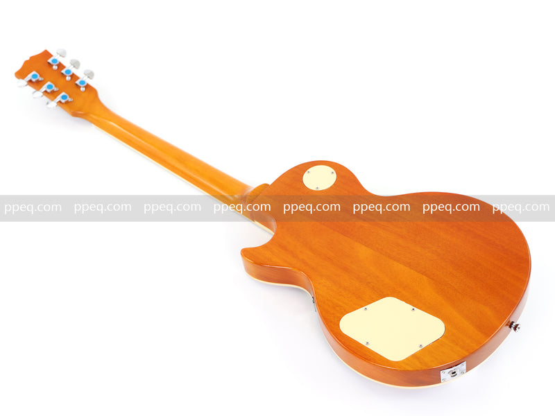 LP Standard Style Electric Guitar with Zebrawood Maple Veneer (YMZ-087)