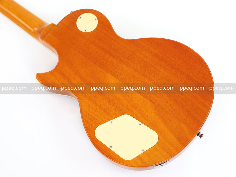 LP Standard Style Electric Guitar with Zebrawood Maple Veneer (YMZ-087)