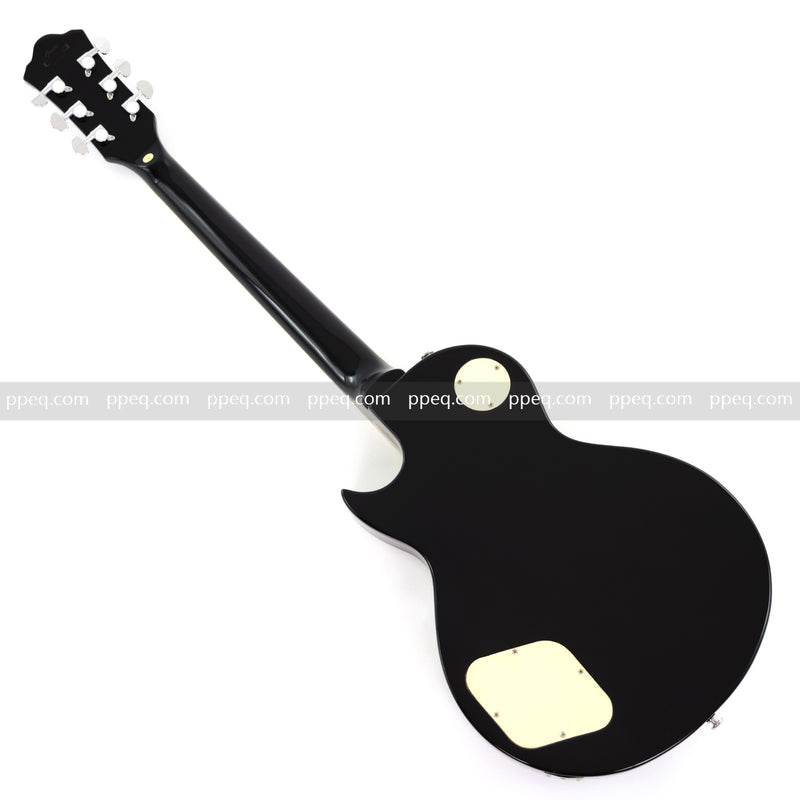 LP Style Electric Guitar with Modern Headstock & Black Gloss Finish (YMZ-270)