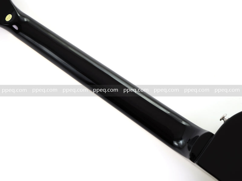 LP Style Electric Guitar with Modern Headstock & Black Gloss Finish (YMZ-270)