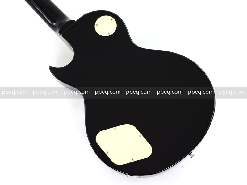 LP Style Electric Guitar with Modern Headstock & Black Gloss Finish (YMZ-270)