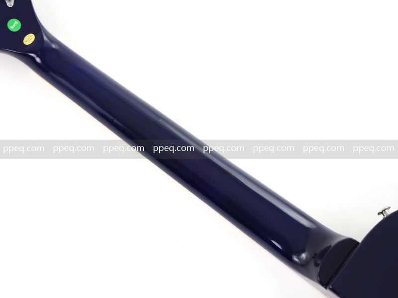 LP Style Electric Guitar with Modern Headstock & Blue Gloss Finish (YMZ-268)