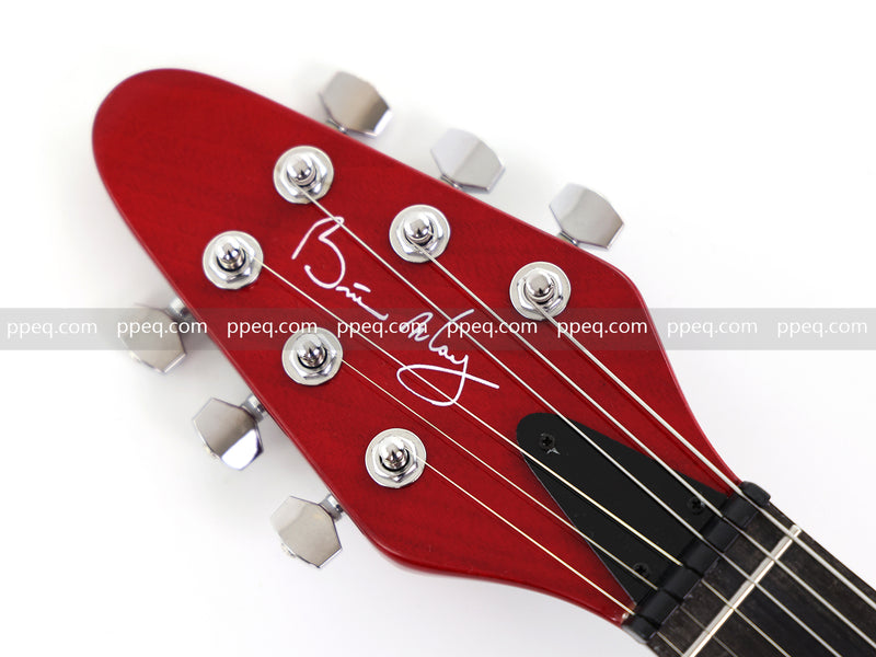 Left-Handed Brian May Red Special Style Electric Guitar (PLG-519)