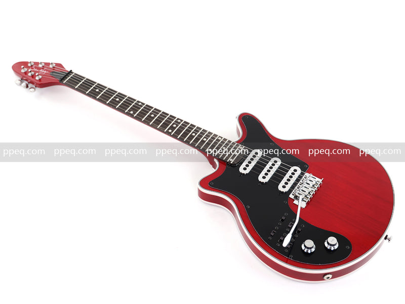 Left-Handed Brian May Red Special Style Electric Guitar (PLG-519)