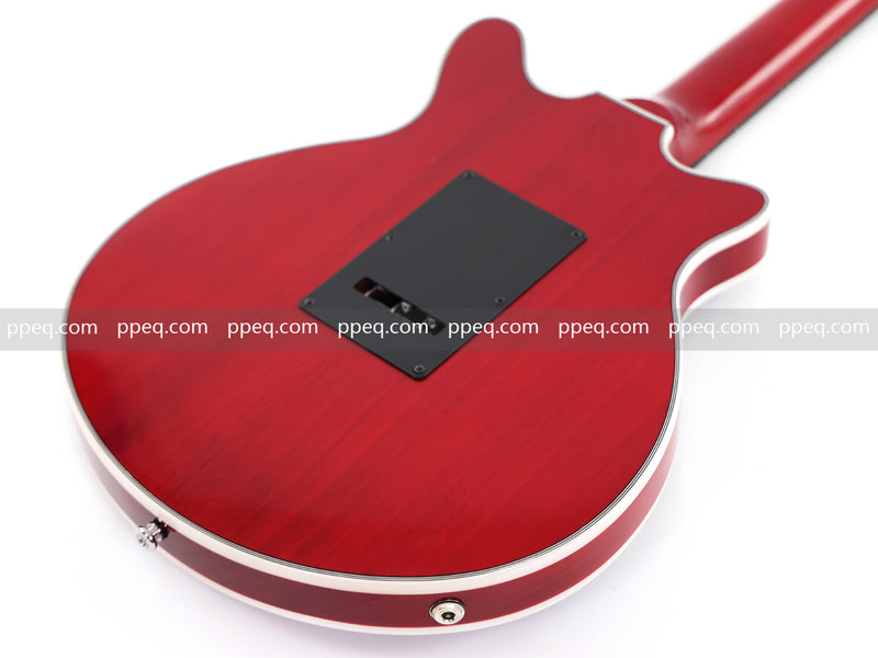Left-Handed Brian May Red Special Style Electric Guitar (PLG-519)