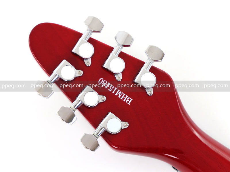 Left-Handed Brian May Red Special Style Electric Guitar (PLG-519)