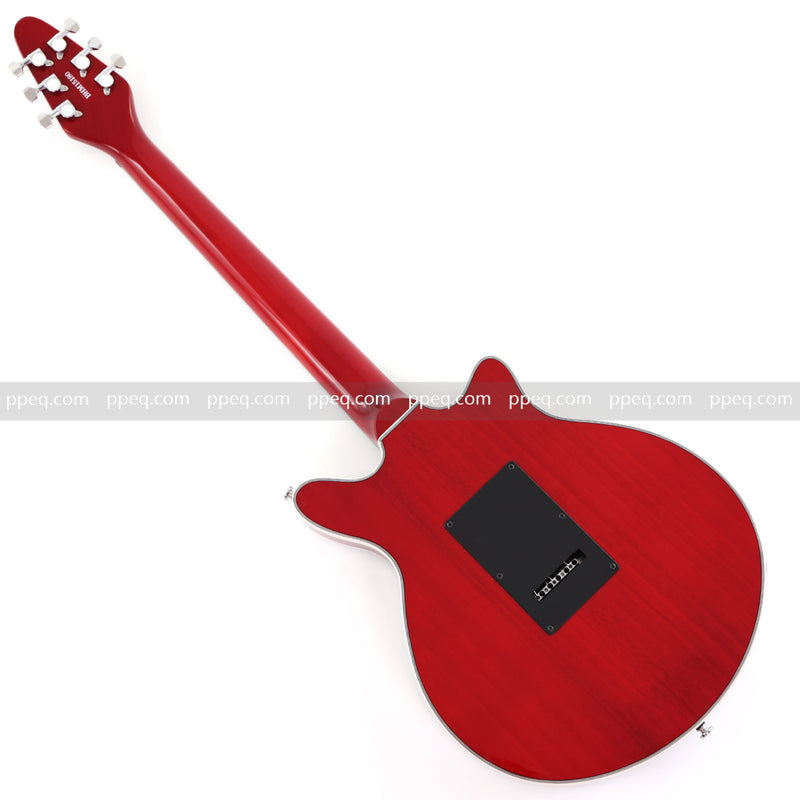 Left-Handed Brian May Red Special Style Electric Guitar (PLG-519)