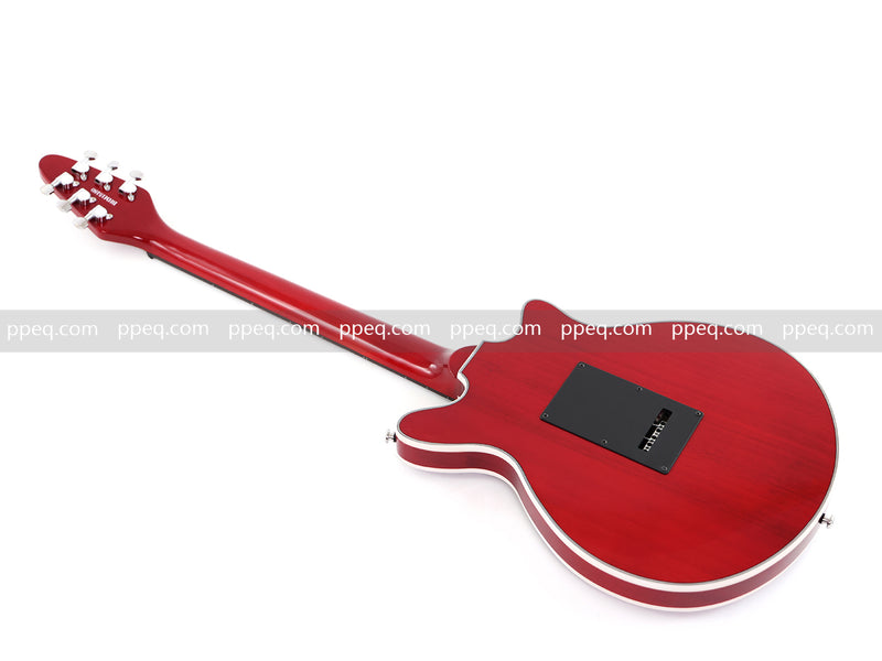 Left-Handed Brian May Red Special Style Electric Guitar (PLG-519)