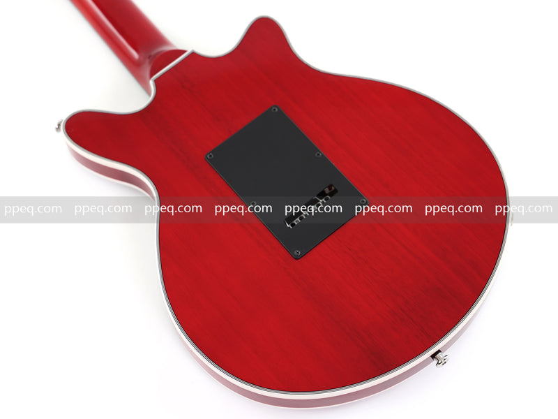 Left-Handed Brian May Red Special Style Electric Guitar (PLG-519)