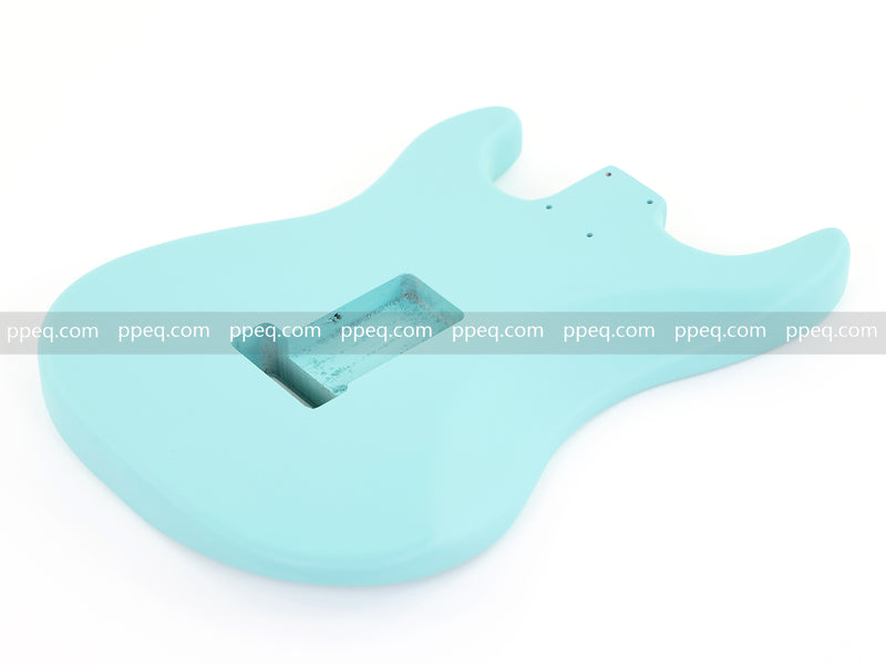 Lightweight Paulownia ST-Style Guitar Body with Matte Daphne Blue Finish (STB-105)