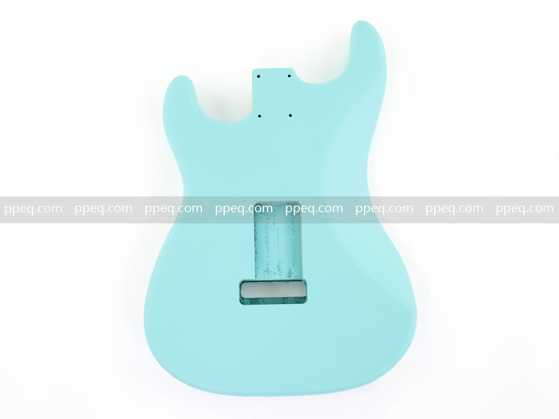 Lightweight Paulownia ST-Style Guitar Body with Matte Daphne Blue Finish (STB-105)