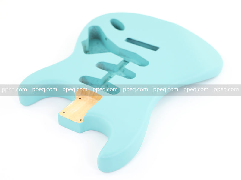 Lightweight Paulownia ST-Style Guitar Body with Matte Daphne Blue Finish (STB-105)