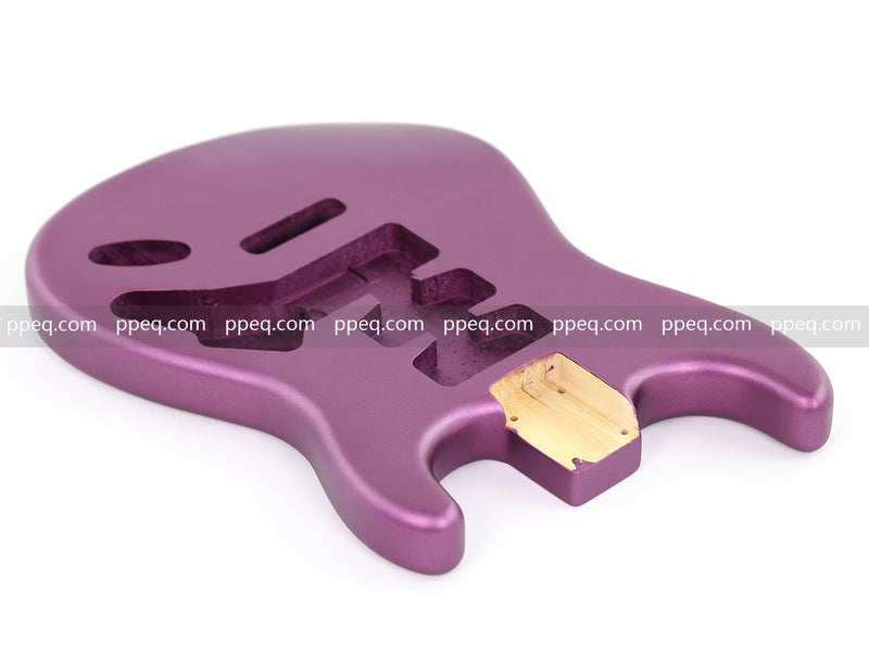 Lightweight Paulownia ST-Style Guitar Body with Satin Burgundy Mist Finish (STB-107)