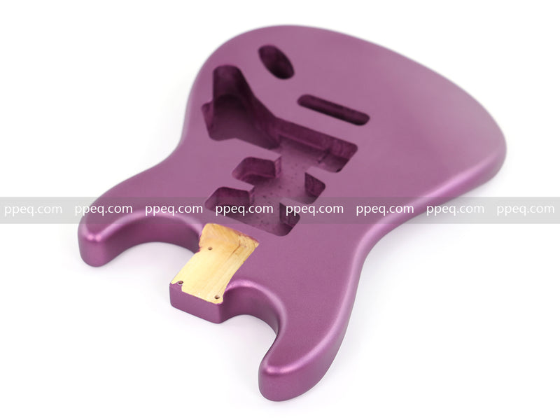 Lightweight Paulownia ST-Style Guitar Body with Satin Burgundy Mist Finish (STB-107)