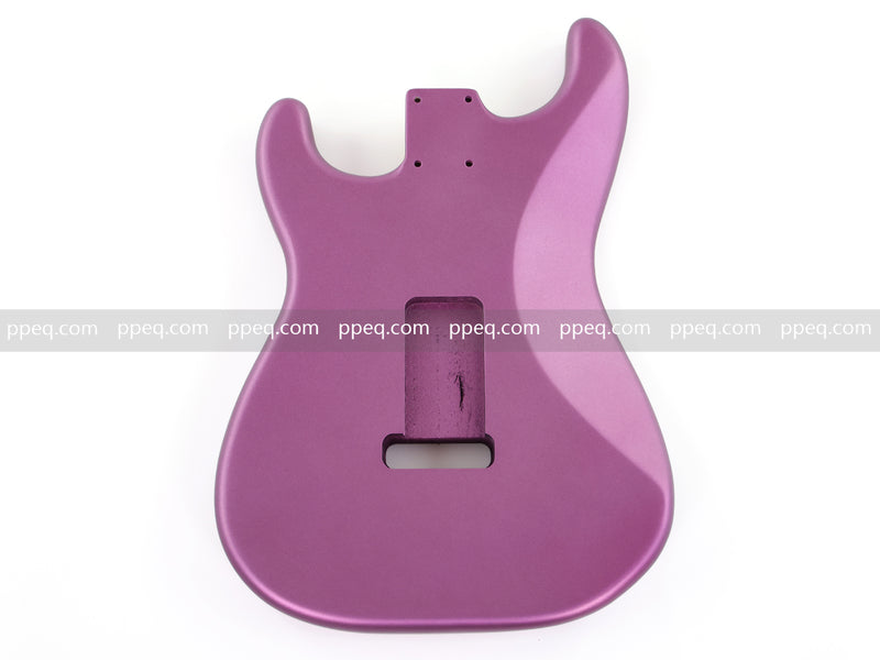 Lightweight Paulownia ST-Style Guitar Body with Satin Burgundy Mist Finish (STB-107)
