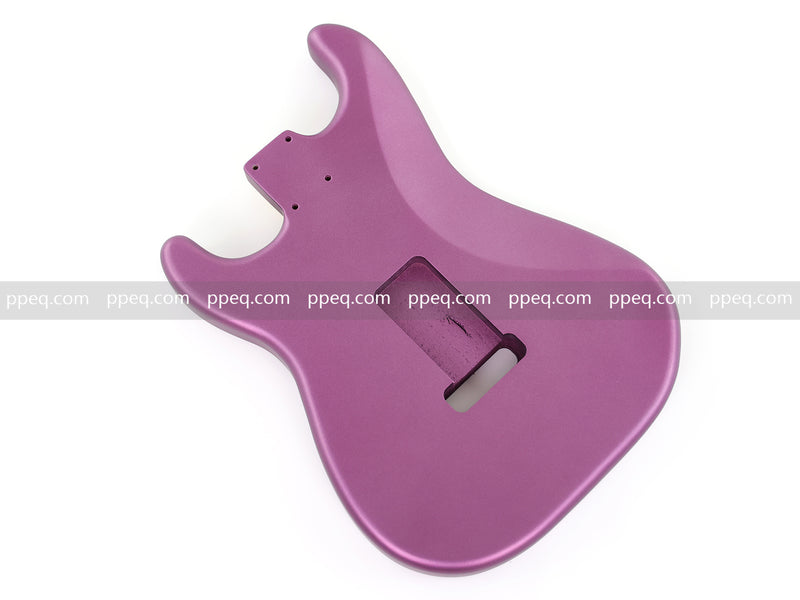 Lightweight Paulownia ST-Style Guitar Body with Satin Burgundy Mist Finish (STB-107)