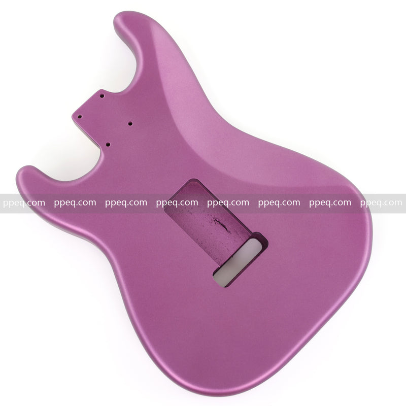 Lightweight Paulownia ST-Style Guitar Body with Satin Burgundy Mist Finish (STB-107)