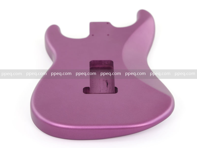 Lightweight Paulownia ST-Style Guitar Body with Satin Burgundy Mist Finish (STB-107)