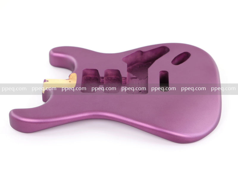 Lightweight Paulownia ST-Style Guitar Body with Satin Burgundy Mist Finish (STB-107)